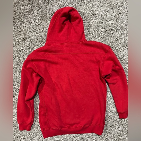 Red basketball hooded sweatshirt - Picture 3 of 6